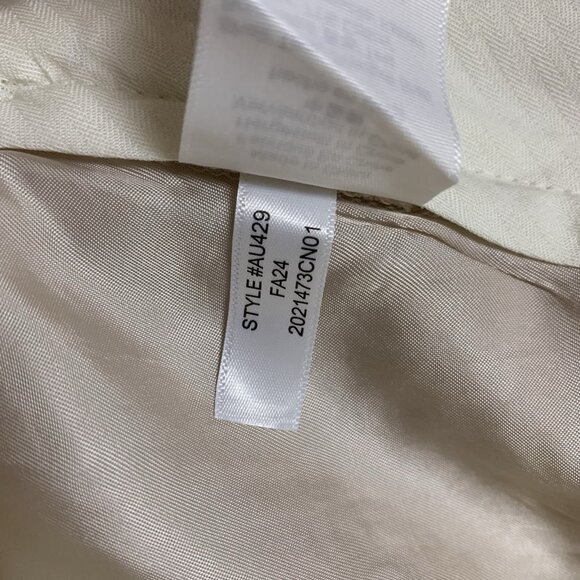 J Crew Ludlow Linen Blend Dress Pants Slim Fit Light Beige Summer Wedding 31x32 - Picture 9 of 9